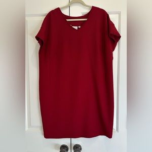 Burgundy JunaRose shift  Dress